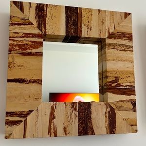 Crate and barrel Banana leaf mirrors